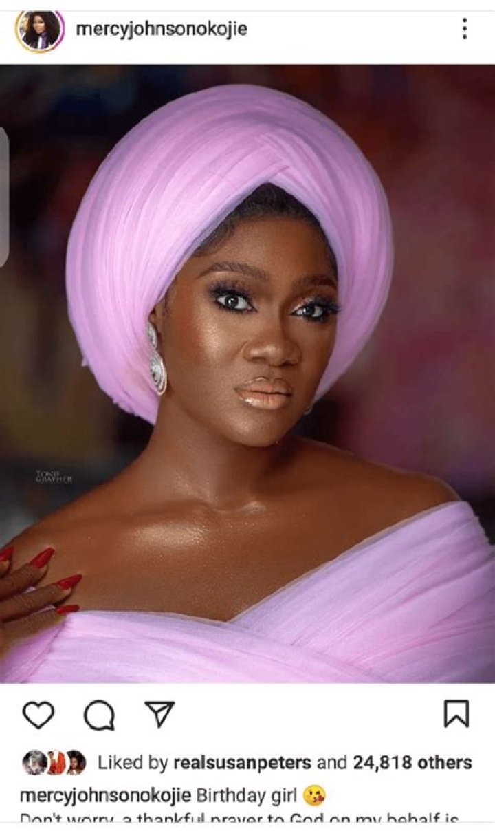 
Mercy Johnson Okojie Has Lamented Over The Pressure She Has Been Having From Her Son 